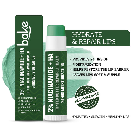 2% Niacinamide + Hyaluronic Acid Tinted Butter Brightening Lip Balm