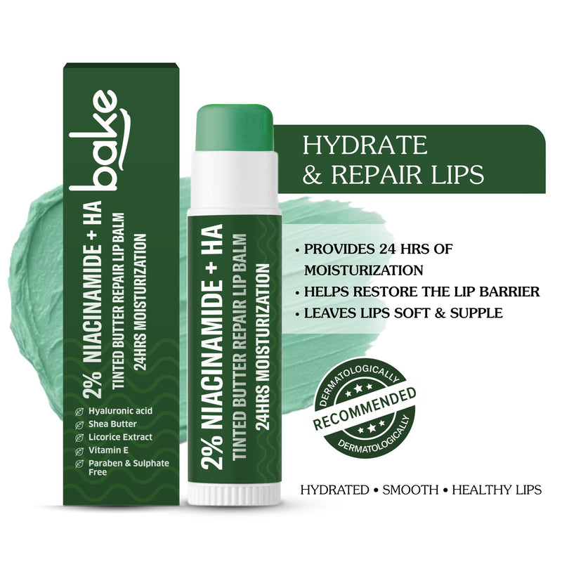 2% Niacinamide + Hyaluronic Acid Tinted Butter Brightening Lip Balm