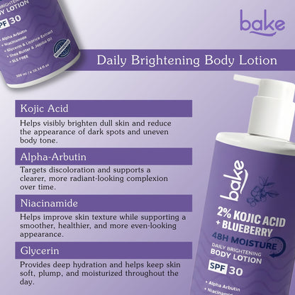 2% Kojic Acid Body Lotion SPF 30