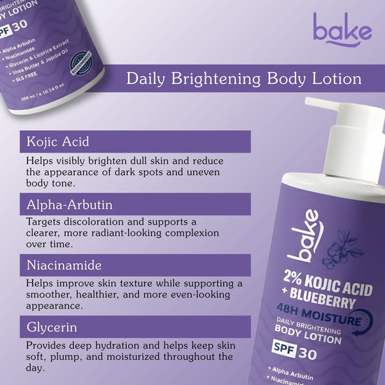2% Kojic Acid Body Lotion SPF 30