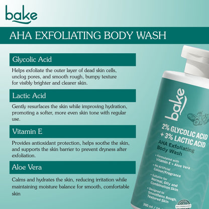 2% Glycolic & Lactic Acid Body Wash (300 ml)