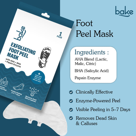 Peel Away Dead Skin in 7 Days — AHA + BHA Exfoliating Foot Mask
