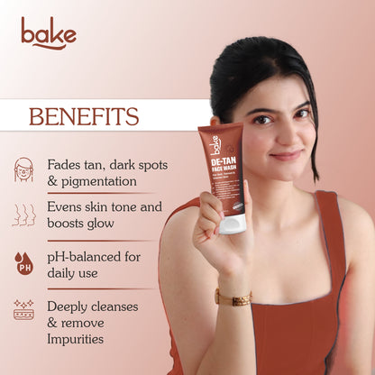 De-Tan Coffee Face Wash with  Kojic Acid