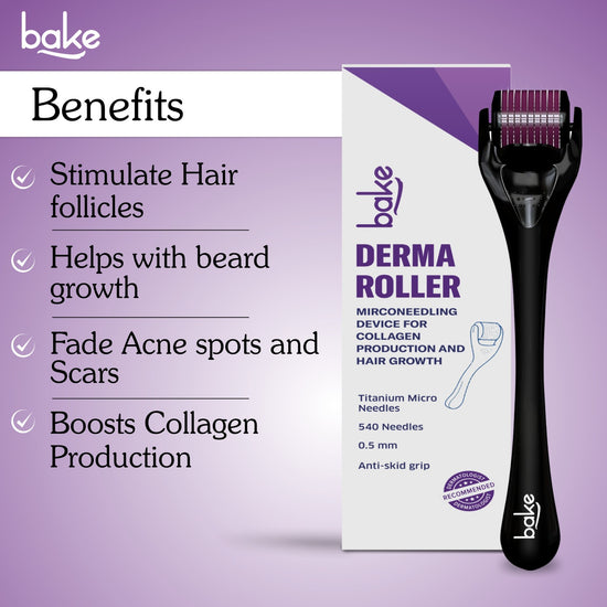 Derma Roller 0.5mm 540 Titanium Needles