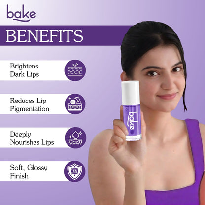 2.5% Kojic Acid Lavender Brightening Lip Oil With MelasaRx™ Complex