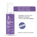 De-tan Waterproof Sunscreen Spray SPF 70 PA+++ with 2% Kojic Acid