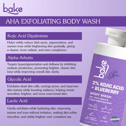 2% Kojic Acid + Blueberry Body Wash