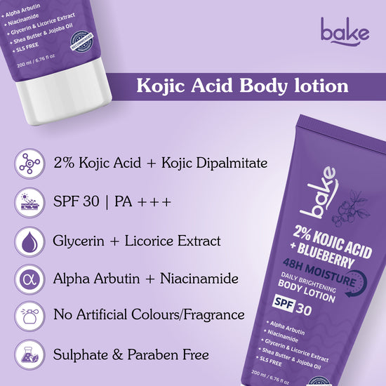 2% Kojic Acid Body Lotion SPF 30 PA