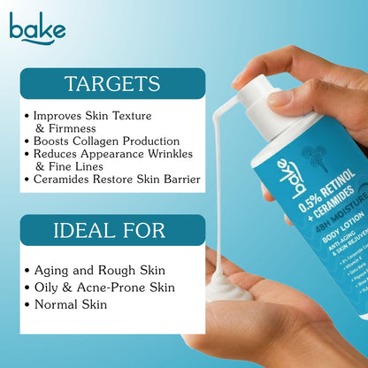 0.5% Retinol + Ceramides Body Lotion