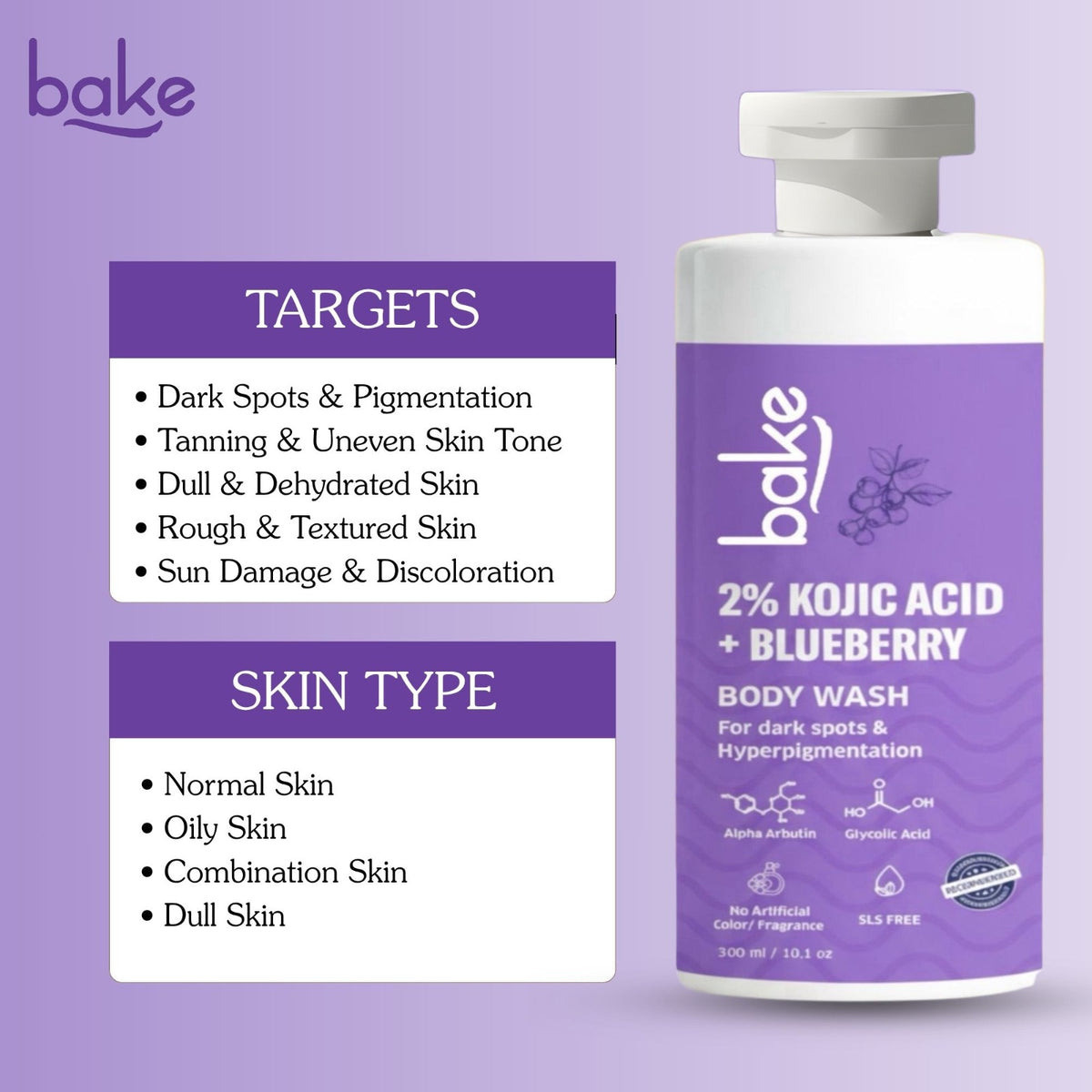 2% Kojic Acid + Blueberry Body Wash With MelasaRx™