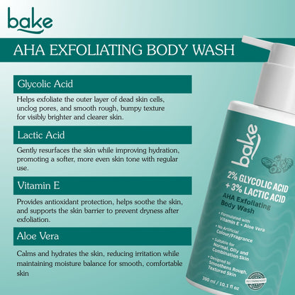 2%Glycolic & Lactic Acid Body Wash (300ml)