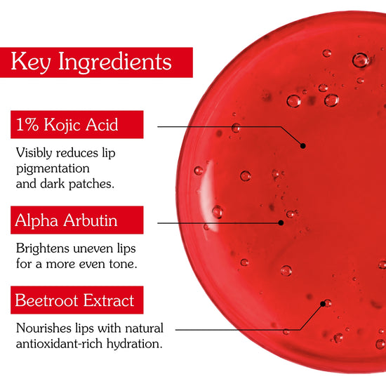 Beetroot Lip Oil with SPF 30 for Dark, Dull & Pigmented Lips