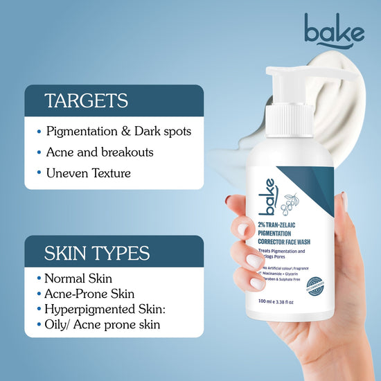 2% Tran-Zelaic Pigmentation Corrector Milky Face Wash For Pigmentation and unclogged pores