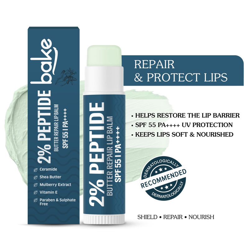 2% Peptide + Ceramide Butter Brightening Lip Balm SPF 55 PA++++