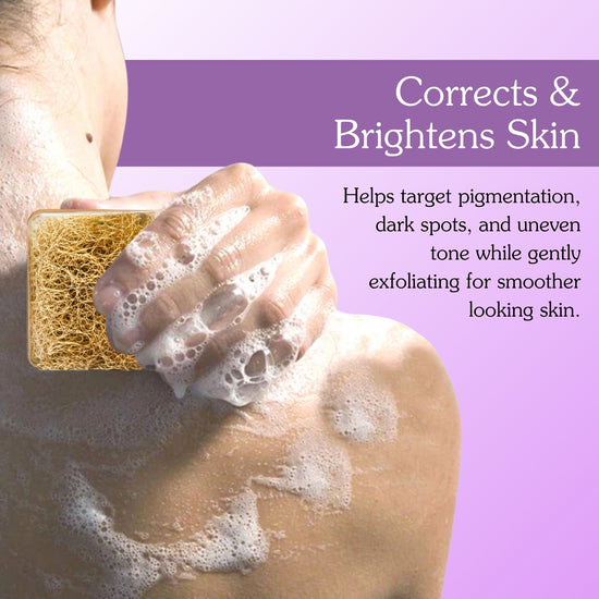 3% Kojic Acid Loofah Soap with MelasaRx™ Complex