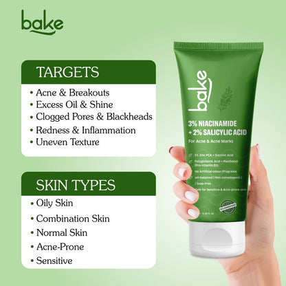2% Salicylic Acid 3% Niacinamide Face Wash