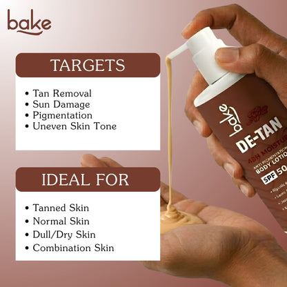 De-Tan Anti Pigmentation Coffee Body Lotion SPA 50 PA++++