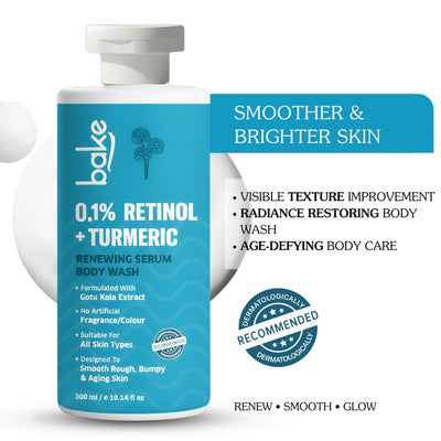 0.1% Retinol & Turmeric Renewing Serum Body Wash