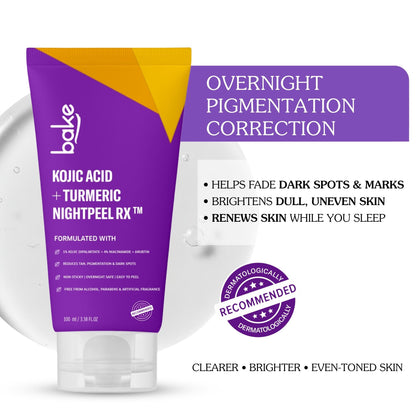 Kojic Acid + Turmeric NightPeel Rx Mask With MelasaRx™