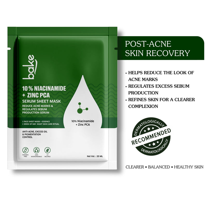 10% Niacinamide + Zinc PCA Serum Sheet Mask