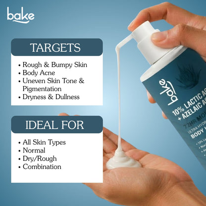 10% Lactic Acid Body Lotion with Azelaic Acid – 72H Moisture