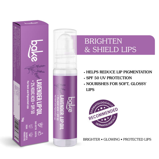 2% Kojic Acid Lavender Lip Oil SPF 50 With MelasaRx™