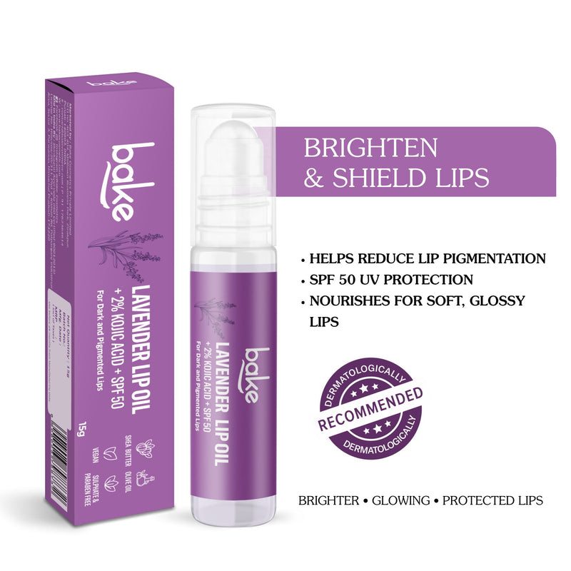 2% Kojic Acid Lavender Lip Oil SPF 50 With MelasaRx™