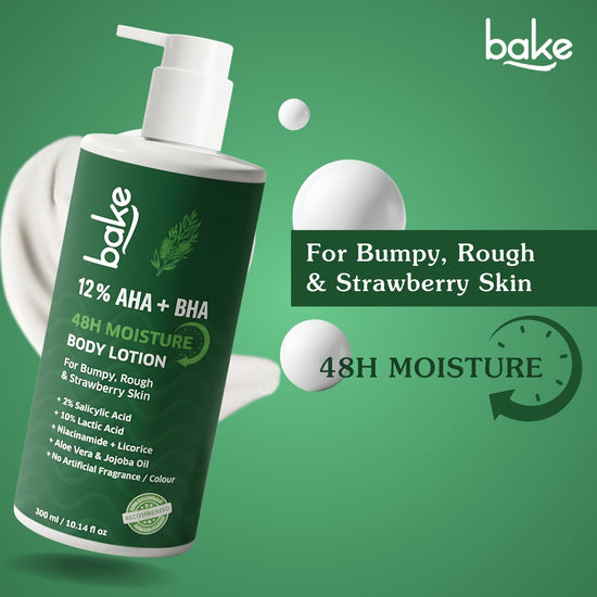 10% AHA + 2% BHA Body Lotion for Bumpy & Strawberry Skin