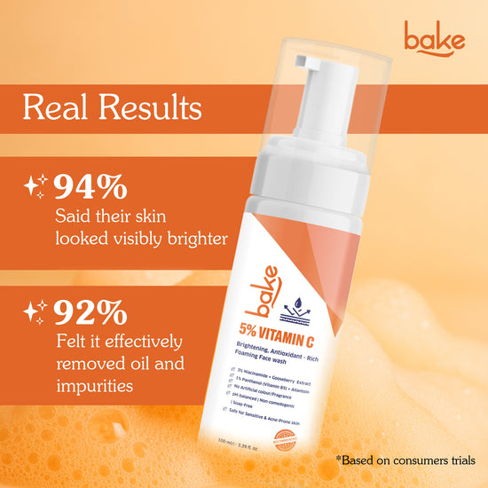 5% Vitamin C Foaming Face Wash with 3% Niacinamide – 100ml