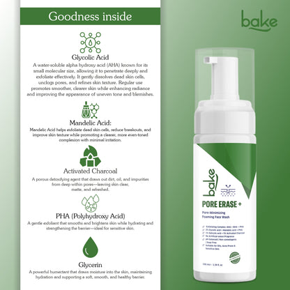 Pore Erase Foaming Face Wash