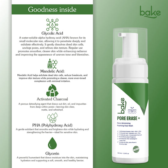 Pore Erase Foaming Face Wash