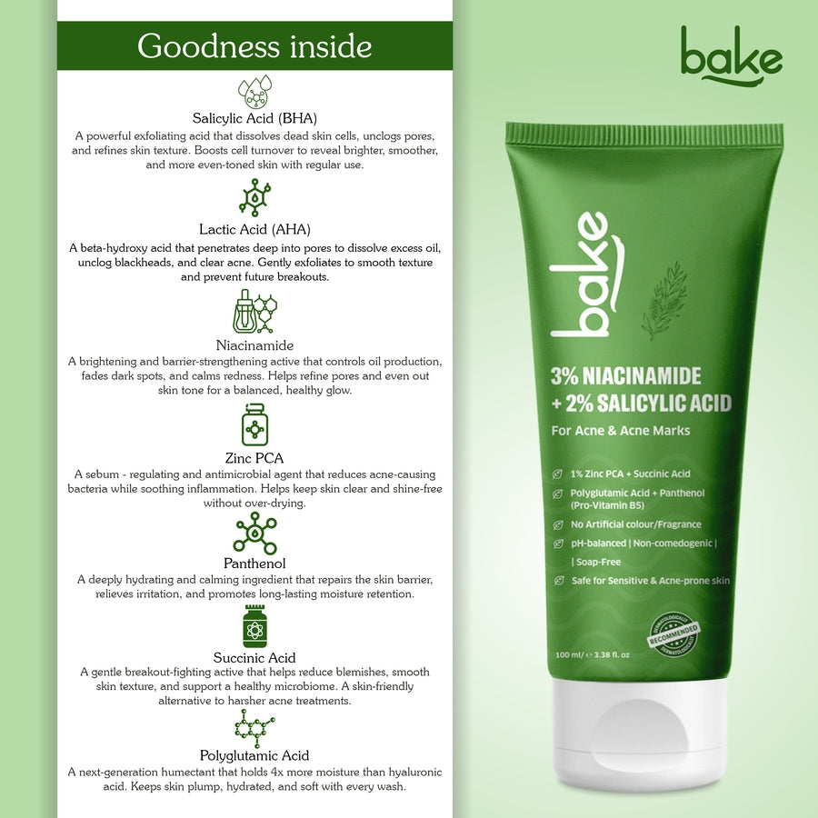 2% Salicylic Acid 3% Niacinamide Face Wash