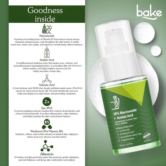 10% Niacinamide + Azelaic Acid Clarifying Serum