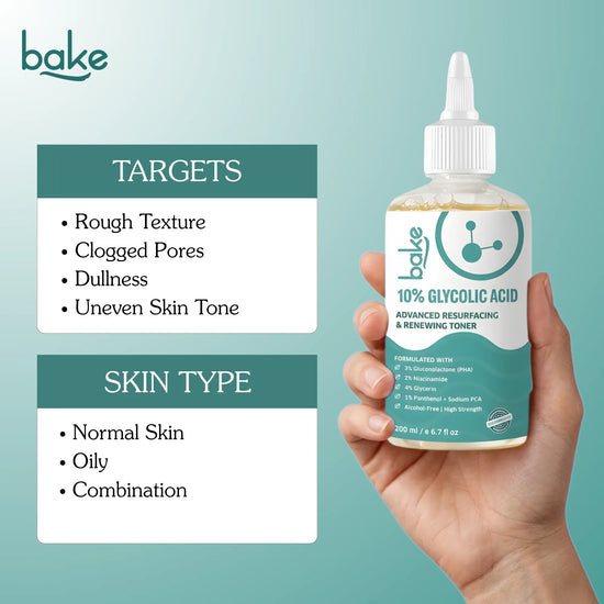 10% Glycolic Acid Toner for Brightening & Renewing skin