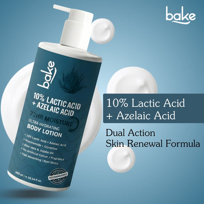 10% Lactic Acid Body Lotion with Azelaic Acid – 72H Moisture