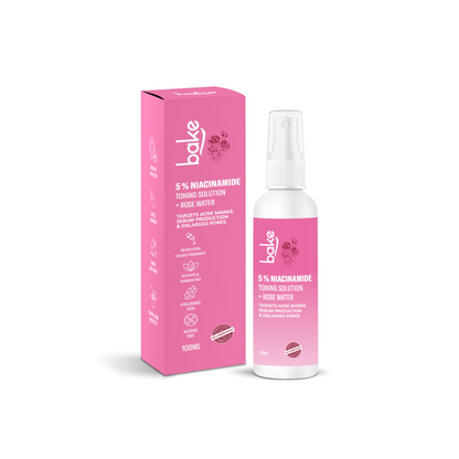 5% Niacinamide + Rose Water Toning Solution