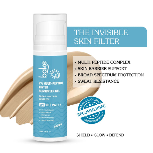 2% Multi Peptide Tinted Sunscreen SPF 70 PA+++
