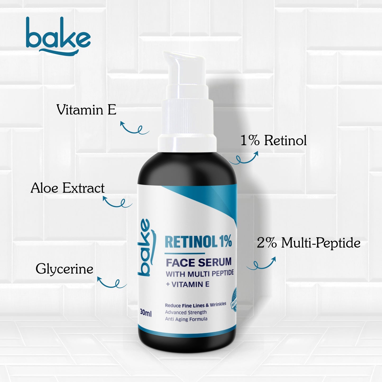 1% Retinol Serum with Multi peptides