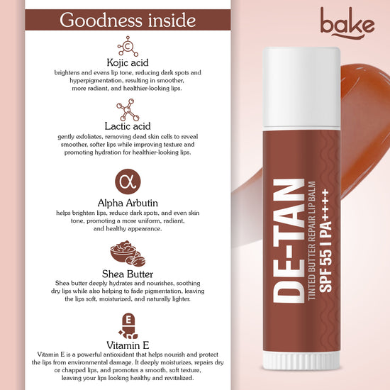 De-Tan Tinted Butter Lip Balm SPF 55PA++++