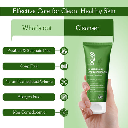 2% Salicylic Acid 3% Niacinamide Face Wash