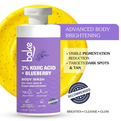 2% Kojic Acid + Blueberry Body Wash