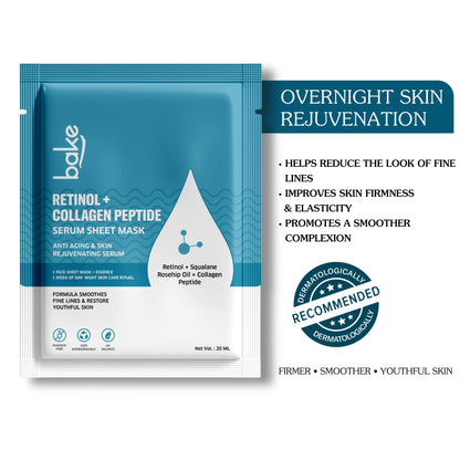 Retinol + Collagen Peptide Serum Sheet Mask