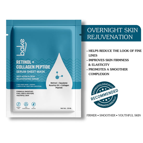 Retinol + Collagen Peptide Serum Sheet Mask