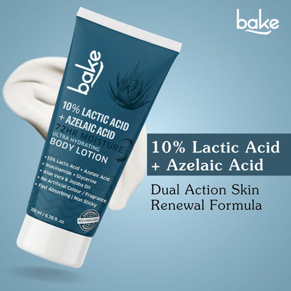 10% Lactic Acid Body Lotion with Azelaic Acid – 72H Moisture