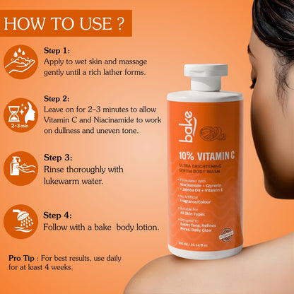 10% Vitamin C Ultra Brightening Serum Body Wash