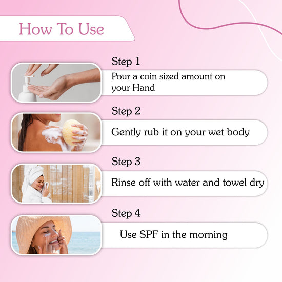 BAKE Alpha Arbutin + Rice Water Brightening Body Wash (500ml)