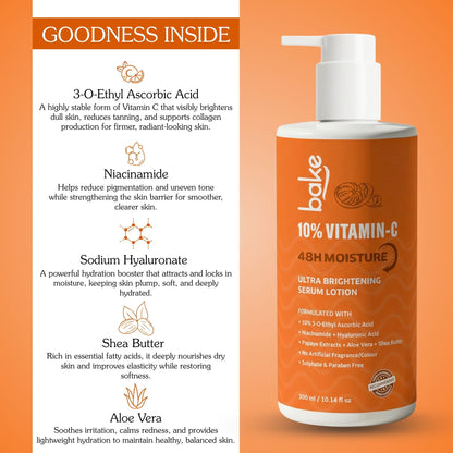 10% Vitamin C Ultra Brightening Serum Lotion