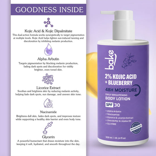 2% Kojic Acid Body Lotion SPF 30