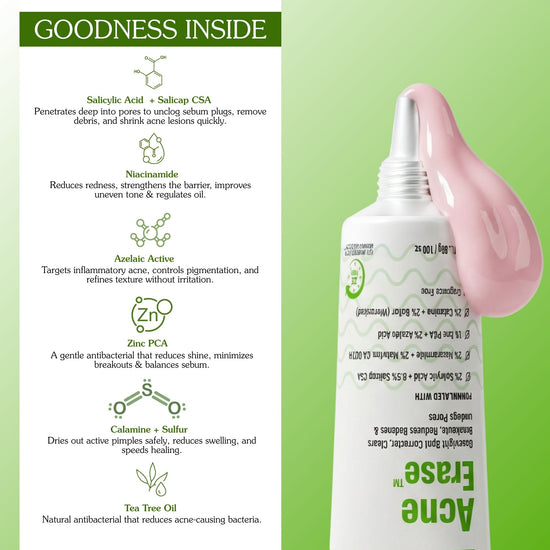 Acne Erase Overnight Spot Corrector Cream