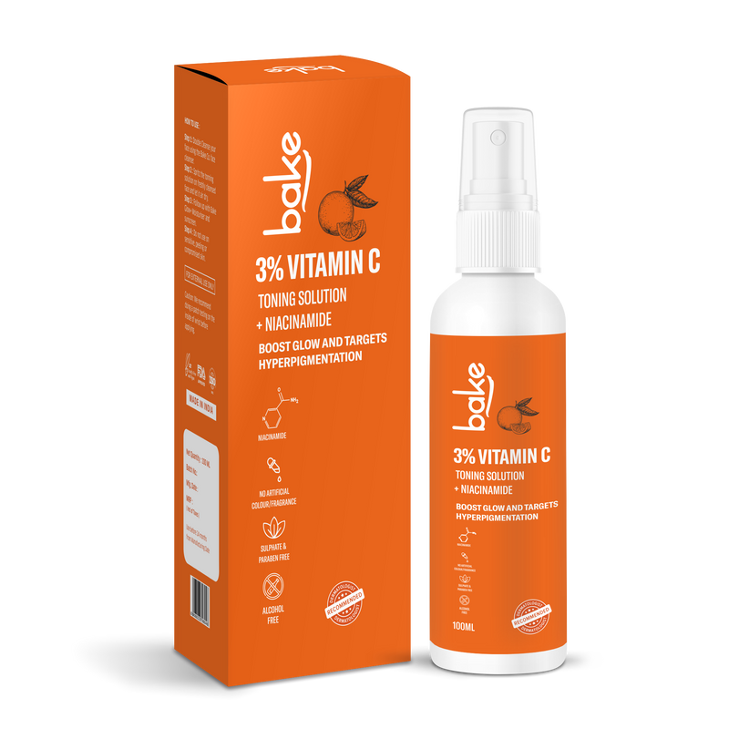 3% Vitamin C Toner with Niacinamide ForDark Spots & Circles & Skin Brightening